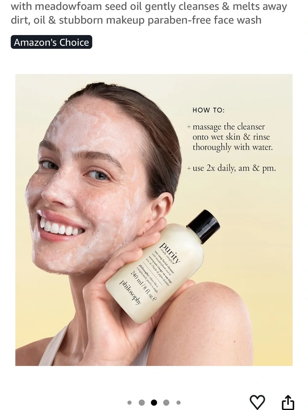 Philosophy Purity One-Step Facial Cleanser - Cream